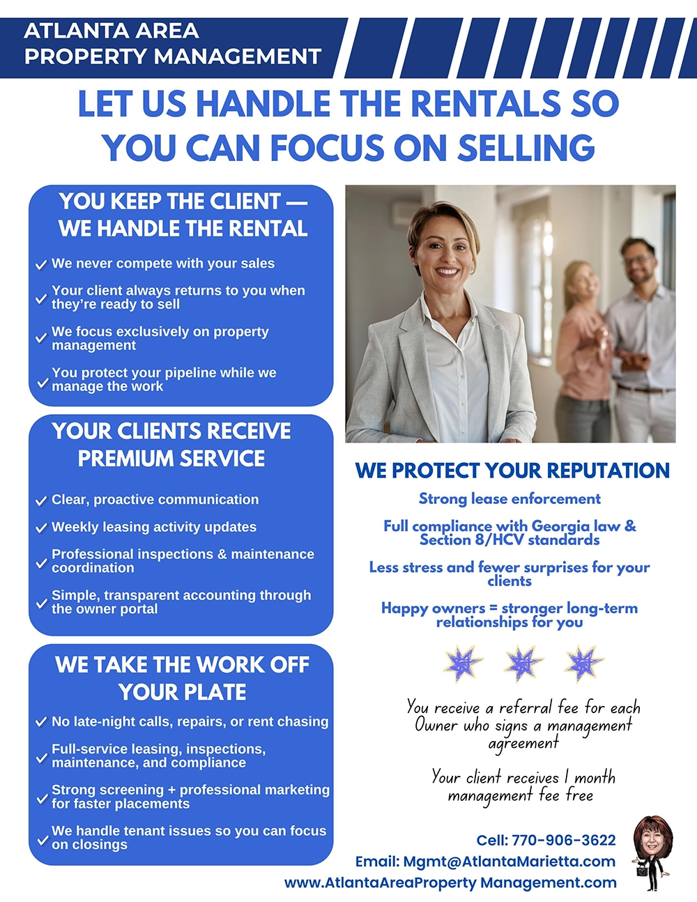 Atlanta Area Property Management Agent Flyer